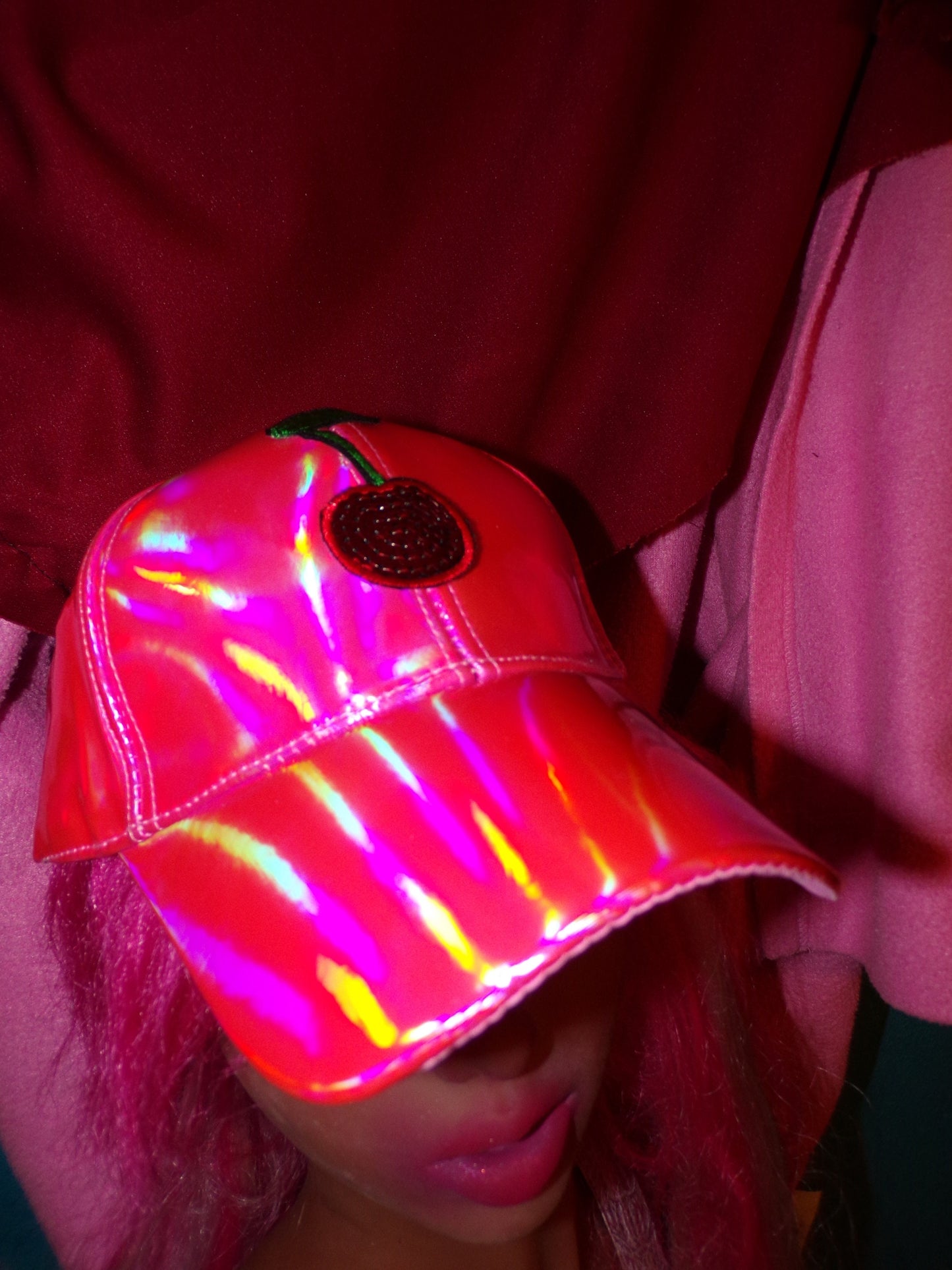 Hologram Pink ArtCherryMe Hat