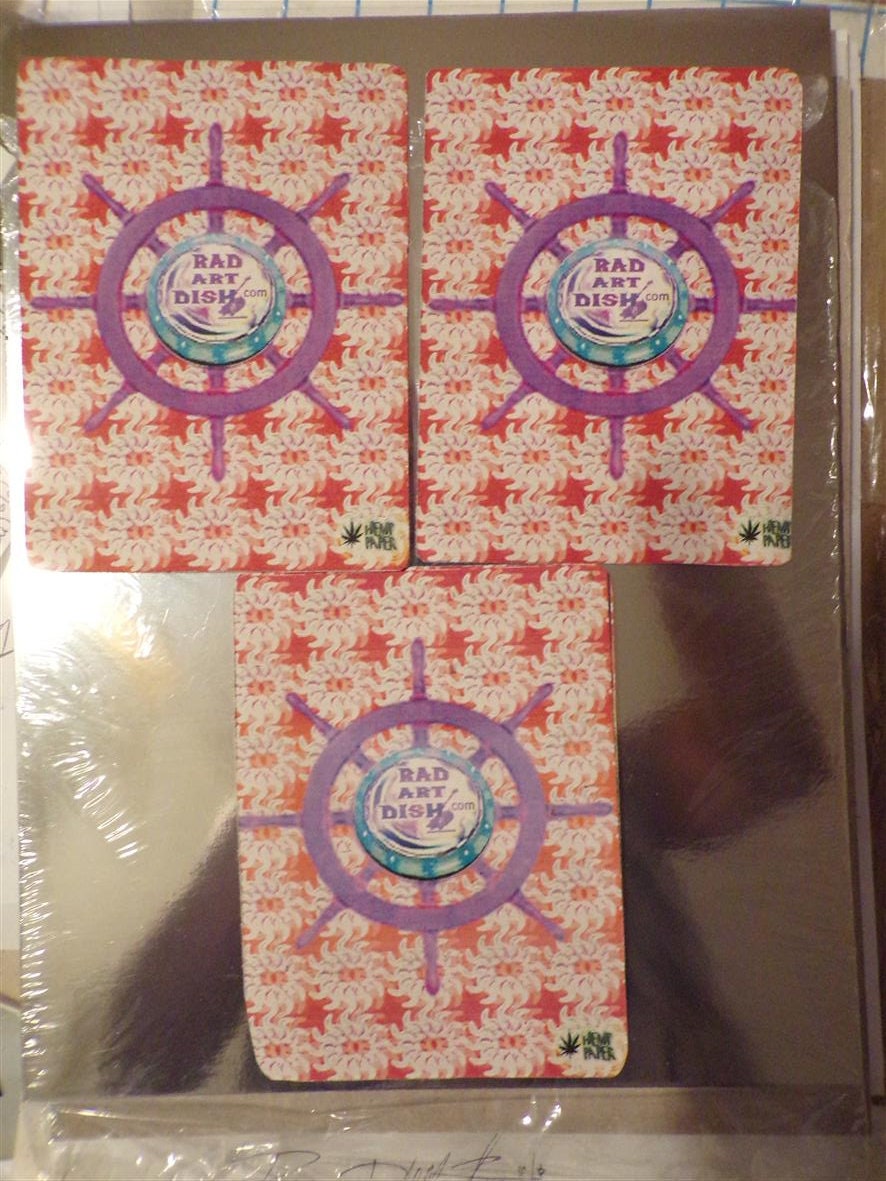 Hemp Art Cards Set of 3