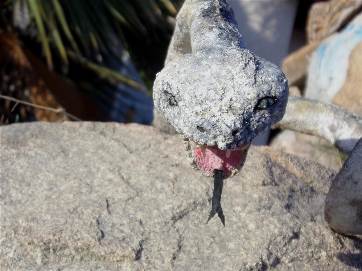 RATTLESNAKE SCULPTURE
