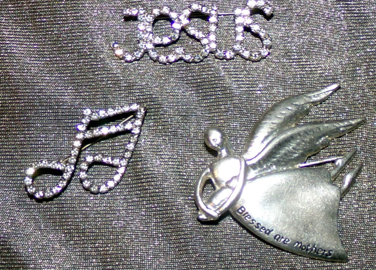 Jesus Music Angel Brooch
