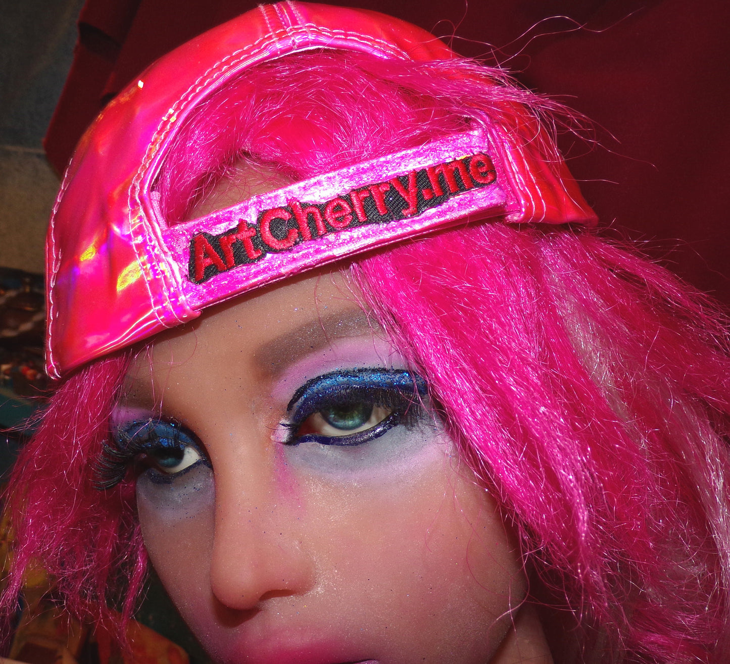 Hologram Pink ArtCherryMe Hat