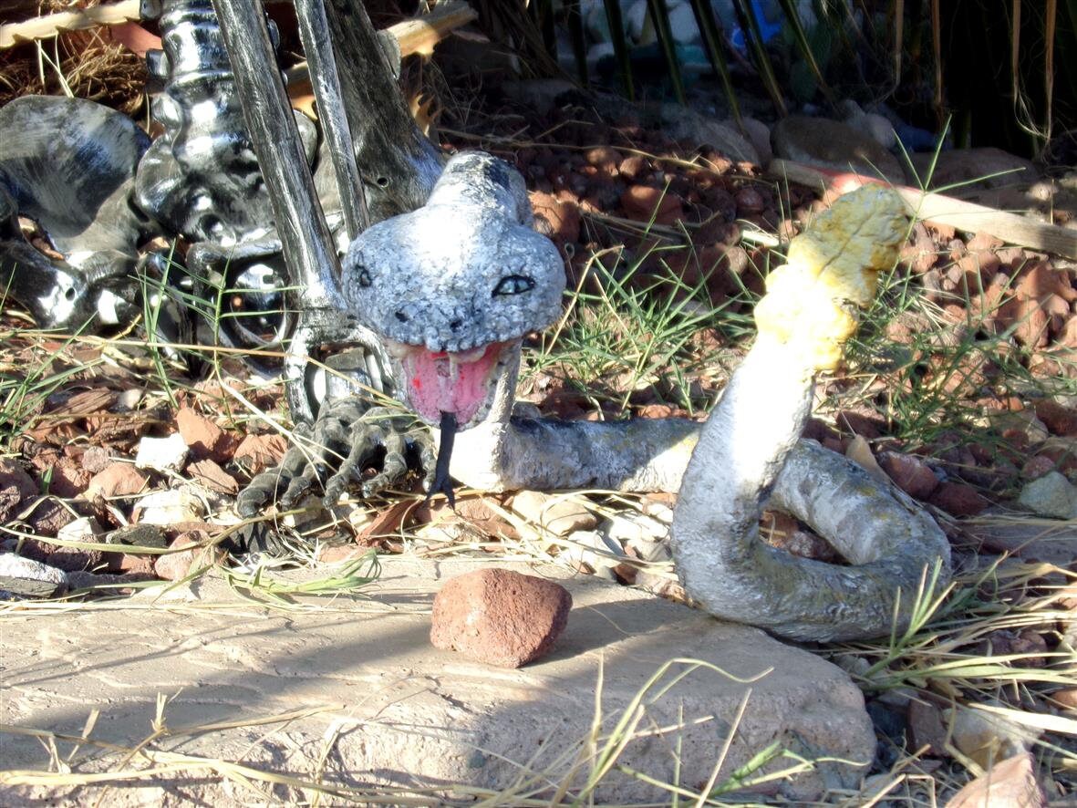 RATTLESNAKE SCULPTURE