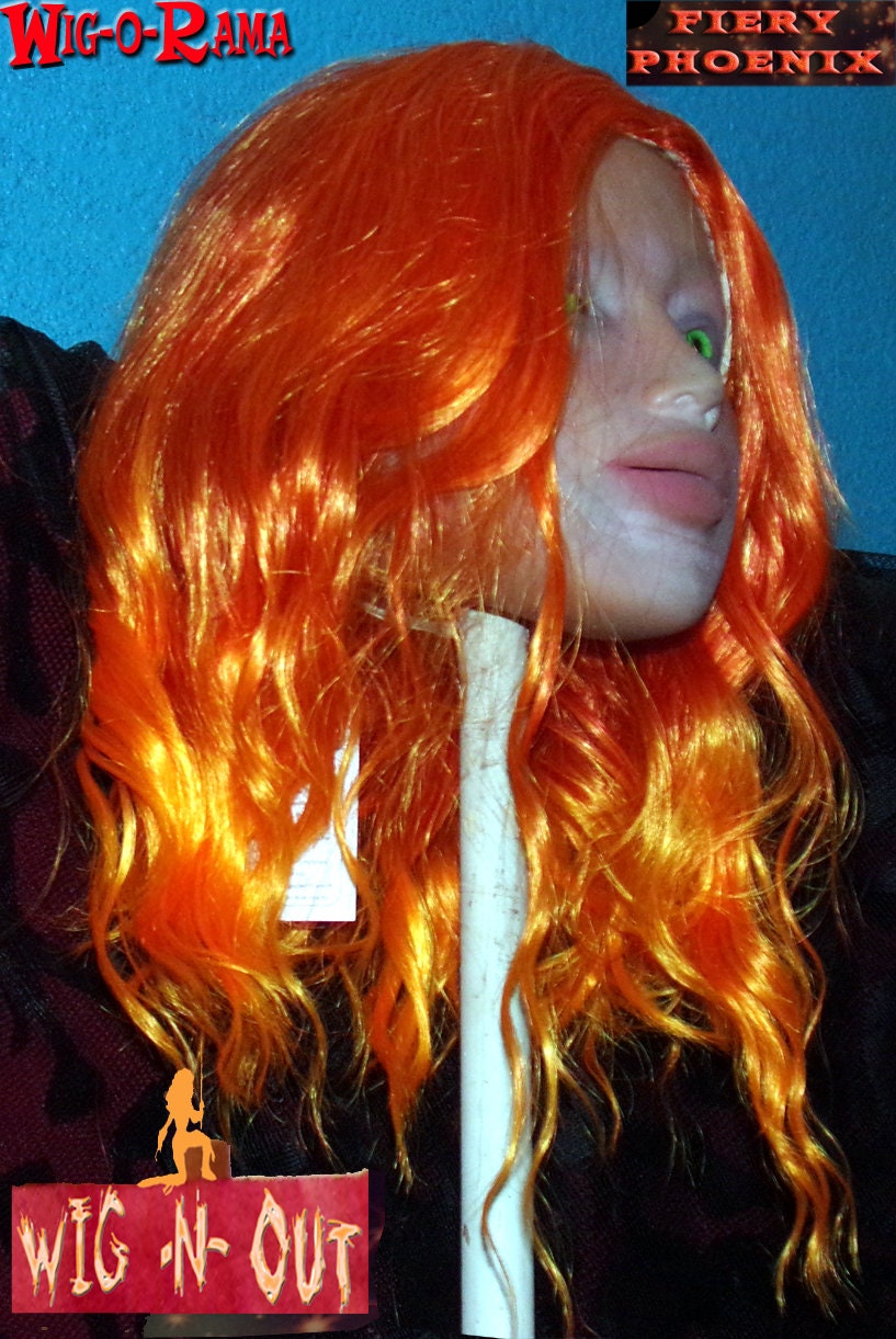 FIERY PHOENIX Wig standard shoulder length