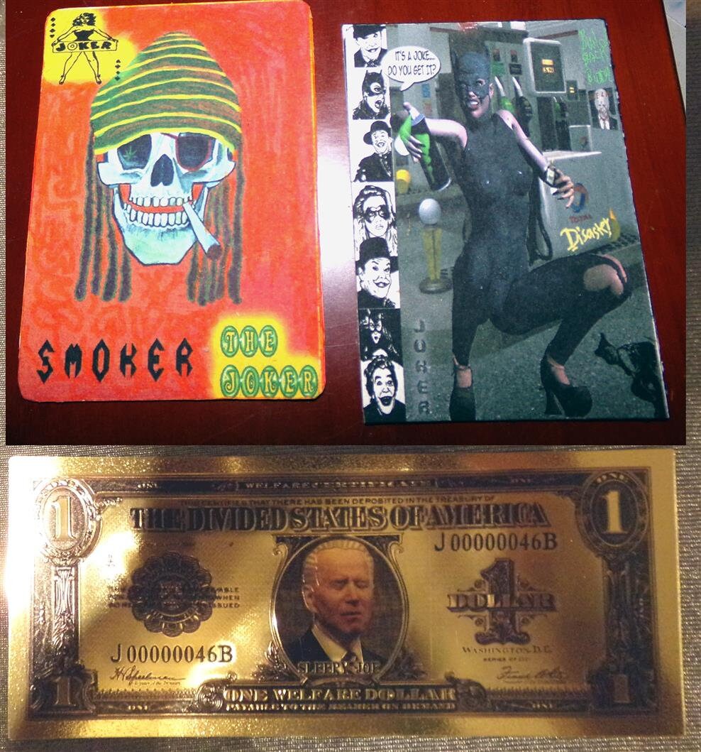 Ghastly Joker Hemp Gold Foil Special