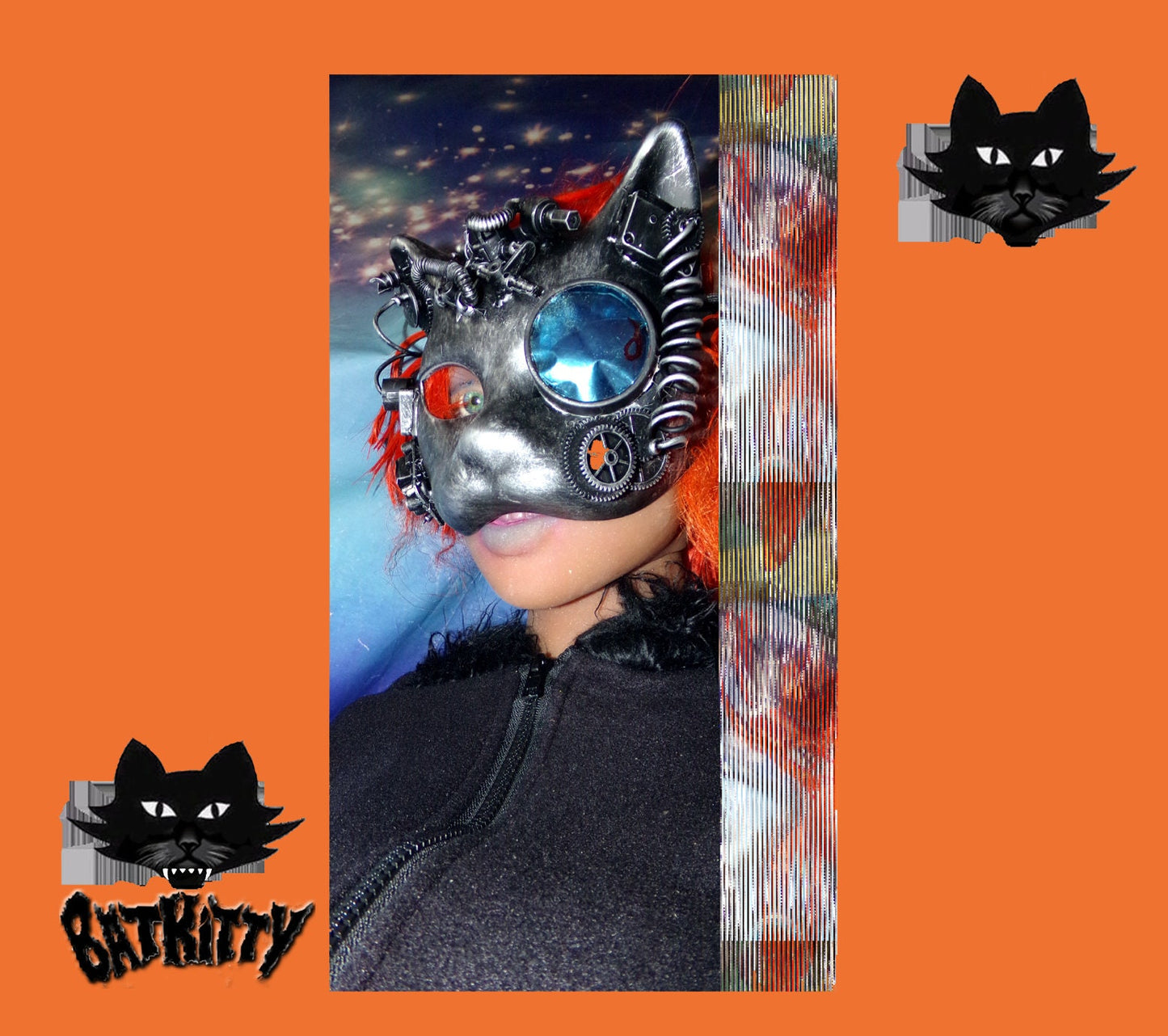 Steam Punk Mask Bat Kat