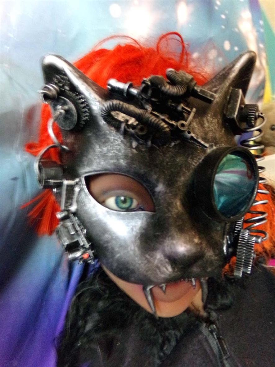 Steam Punk Mask Bat Kat