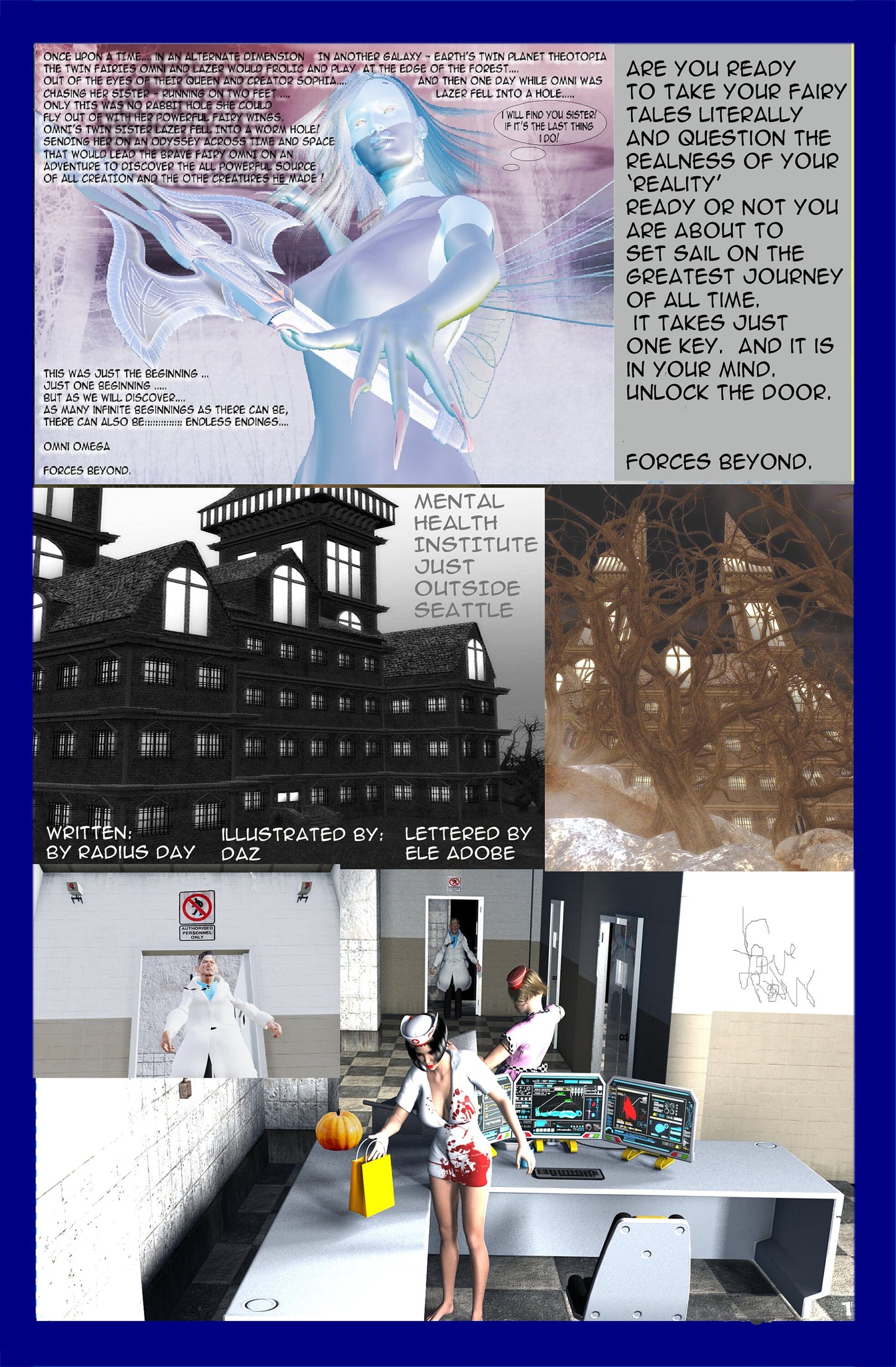 BRZRKR #1 Forces Beyond Issue #1 comic book pLUS bONUS comic