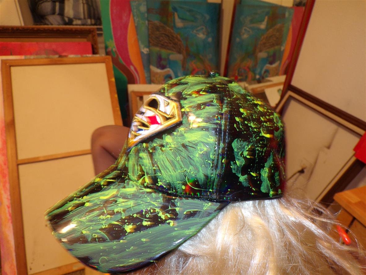 Art of the Steel Hologram Paint Hat