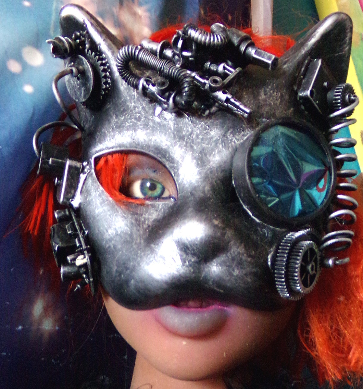 Steam Punk Mask Bat Kat