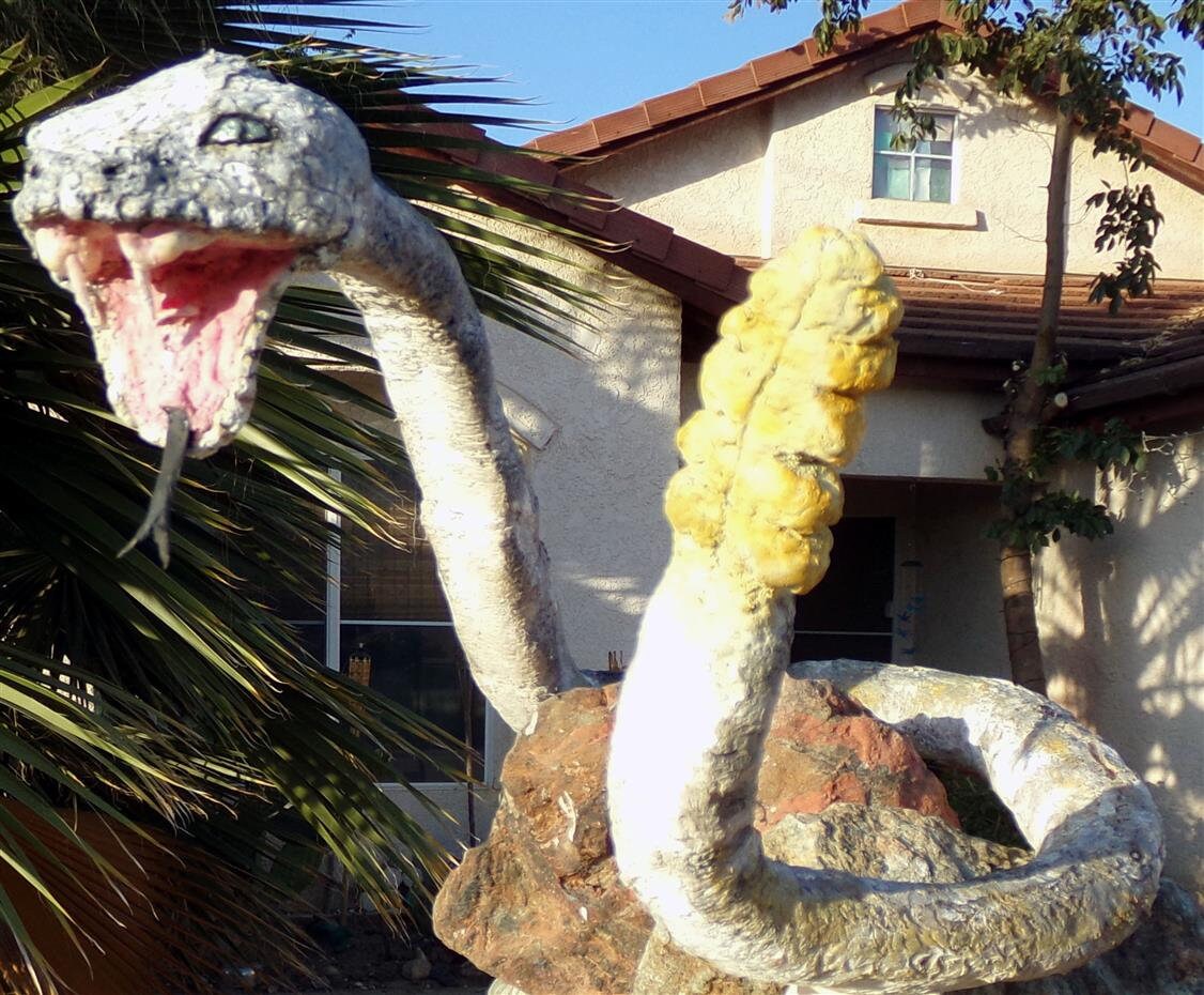 RATTLESNAKE SCULPTURE