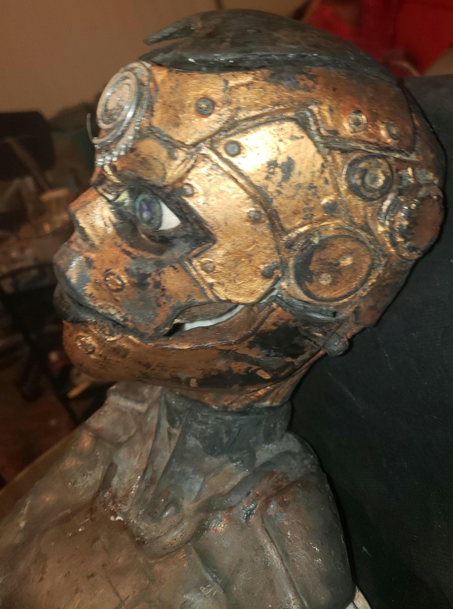 M3GAN 3.0- SteamPunk Robot Doll HALF BODY ROBOT 3D Model