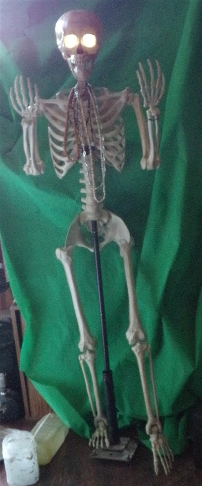 Gimmy Boney Tony Vintage Talking Skeleton