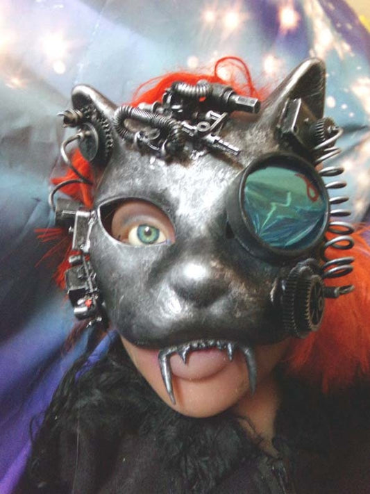 Steam Punk Mask Bat Kat