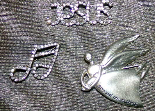 Jesus Music Angel Brooch