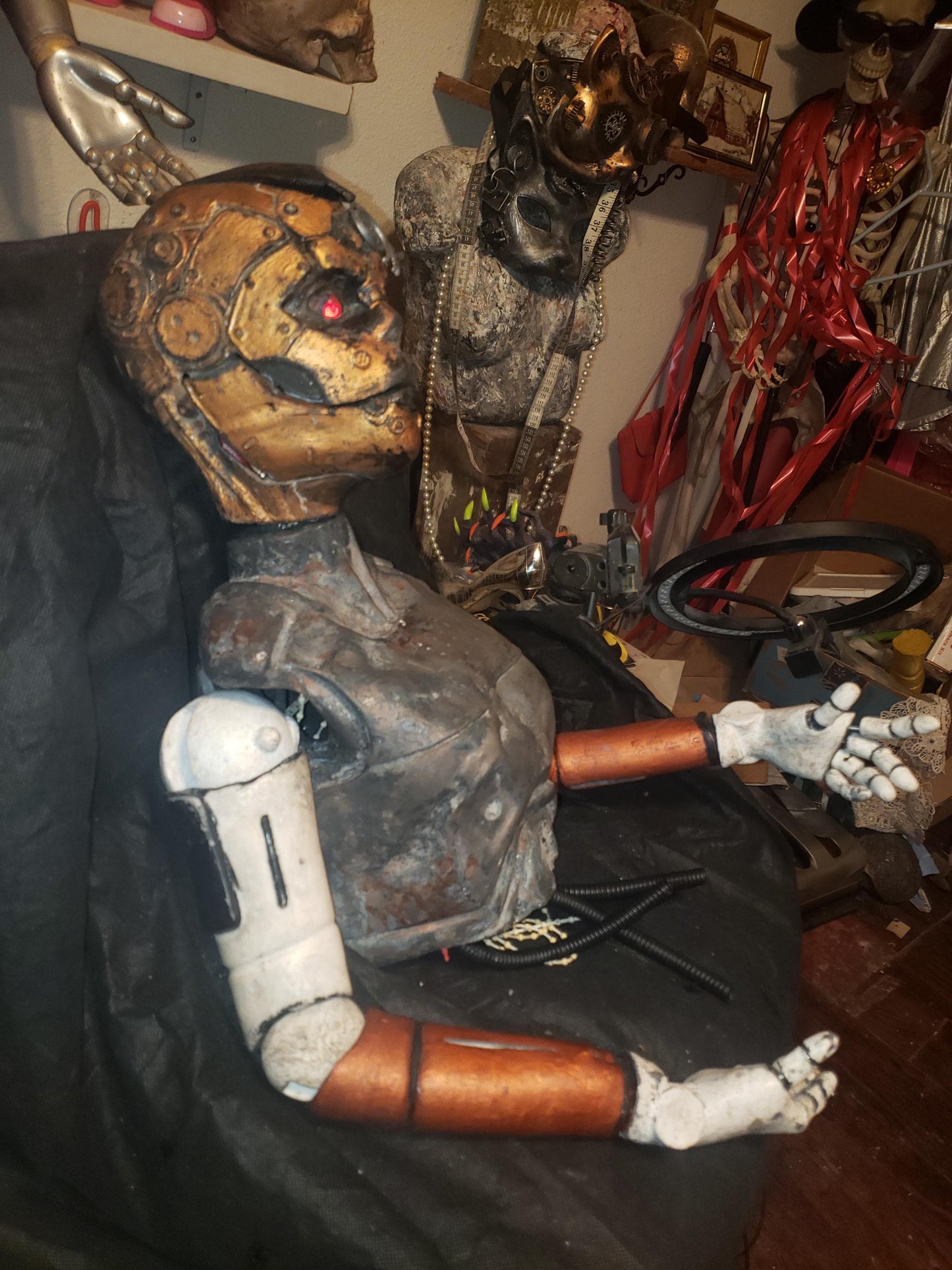 M3GAN 3.0- SteamPunk Robot Doll HALF BODY ROBOT 3D Model