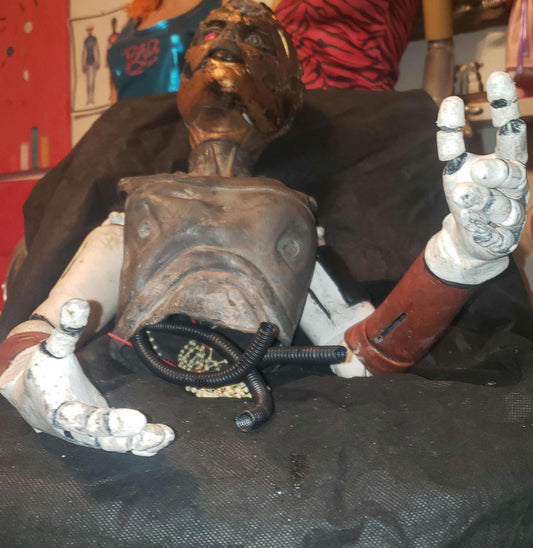 M3GAN 3.0- SteamPunk Robot Doll HALF BODY ROBOT 3D Model
