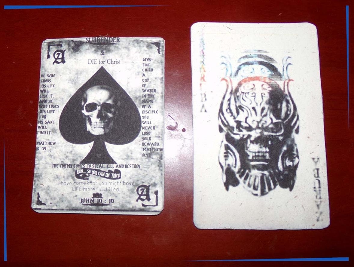 Hemp Art Cards  Pair of Aces