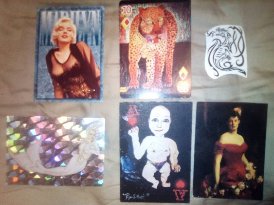 Random Art Card Summer Special plus bonus Temporary Tattoo
