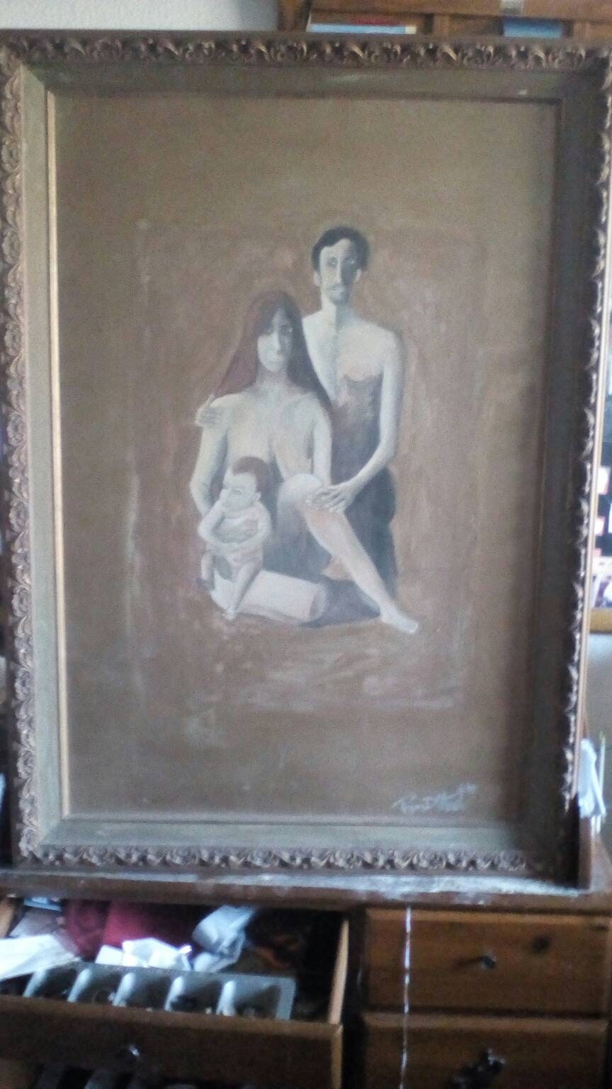 American Family Original Framed Art