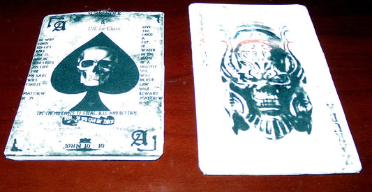 Hemp Art Cards  Pair of Aces