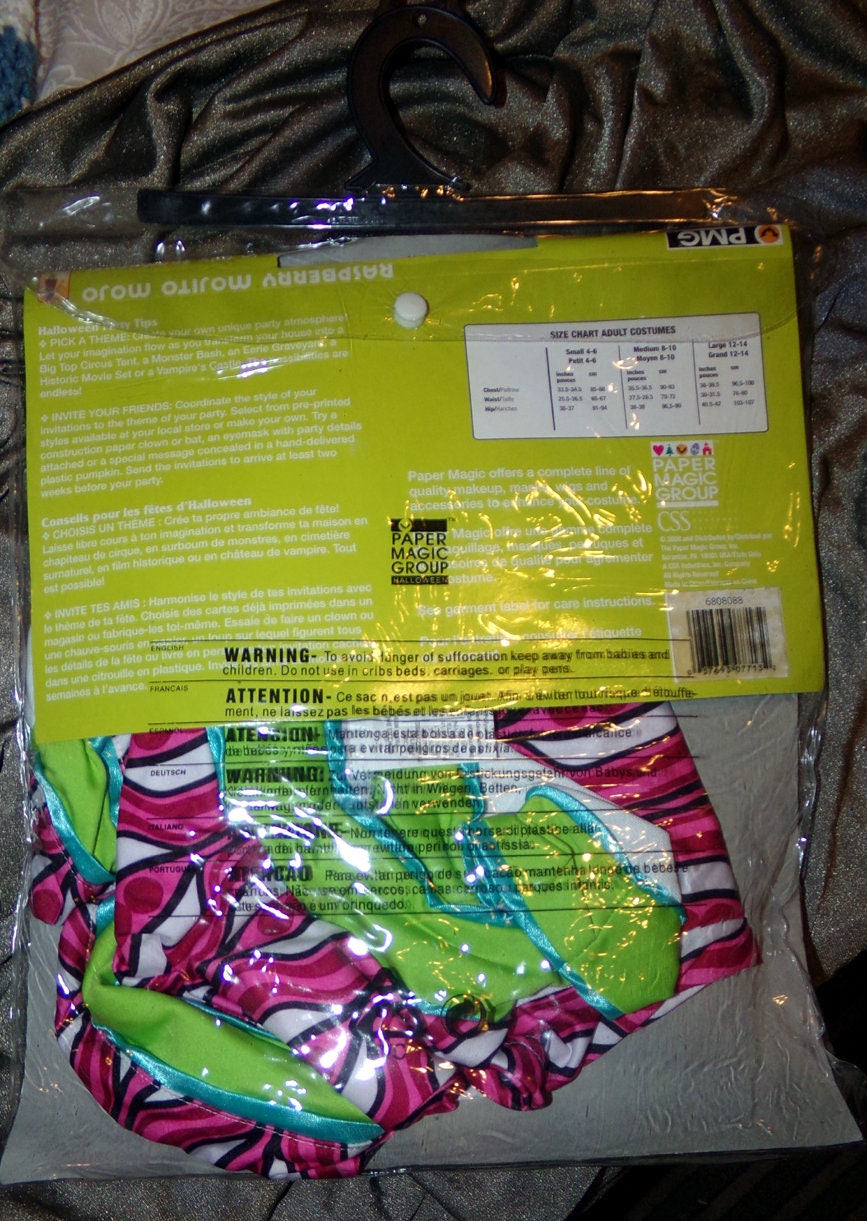 Mojito Mojo Mod Skirt Outfit Costume